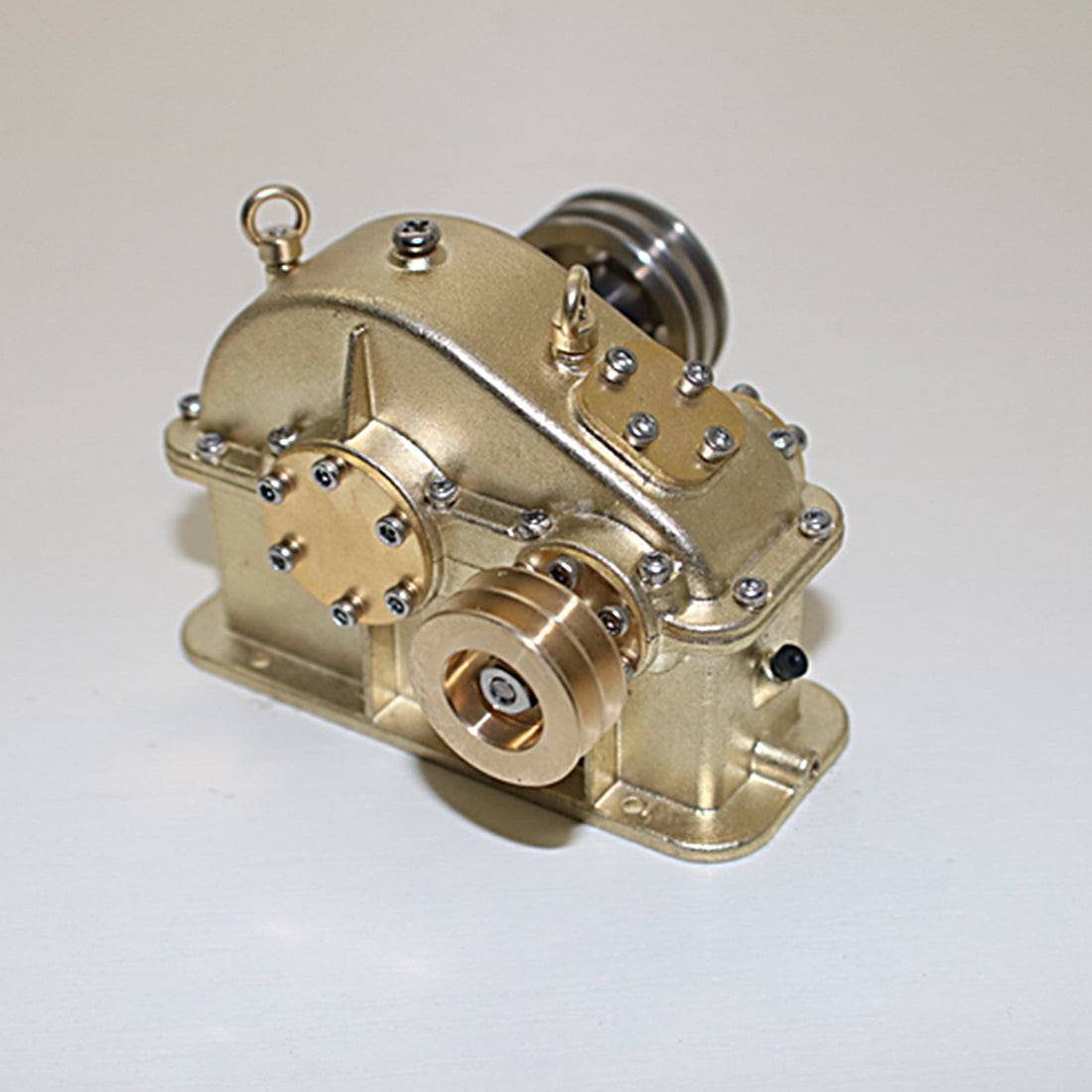 P90 Brass Gear Reducer 3.2:1 Miniature Gearbox for M12 Steam Gas Engine Model Upgrade