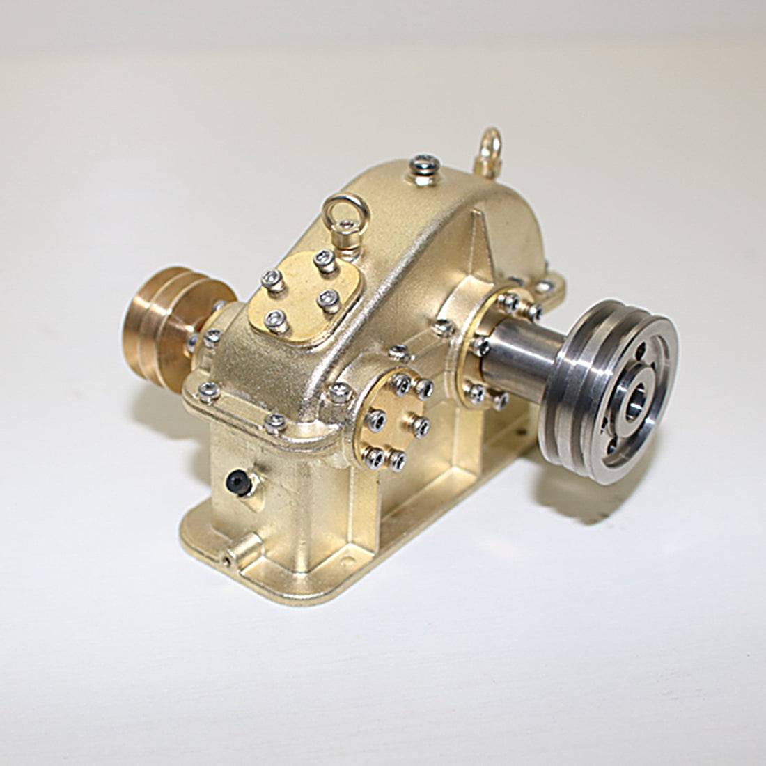 P90 Brass Gear Reducer 3.2:1 Miniature Gearbox for M12 Steam Gas Engine Model Upgrade