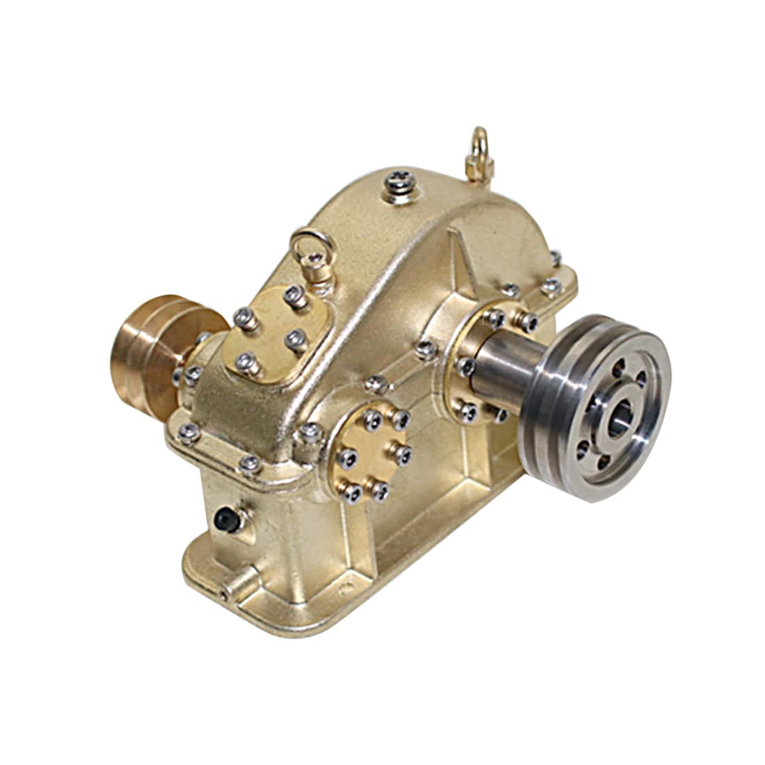 P90 Brass Gear Reducer 3.2:1 Miniature Gearbox for M12 Steam Gas Engine Model Upgrade