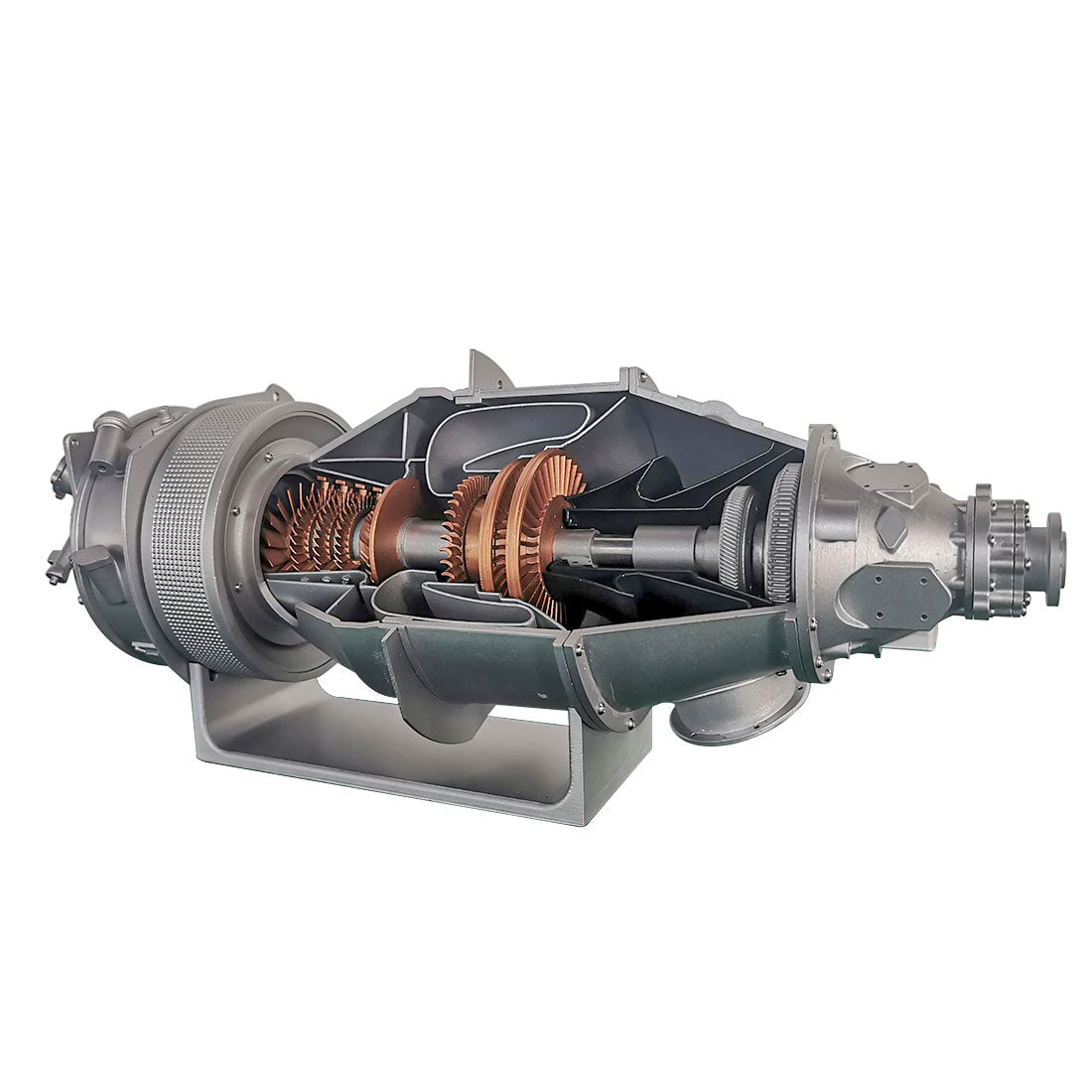 PT6A Turboprop Engine Model DIY Kit Electric Cutaway Aviation Assembly for Engineering Hobbyists-helloworld7