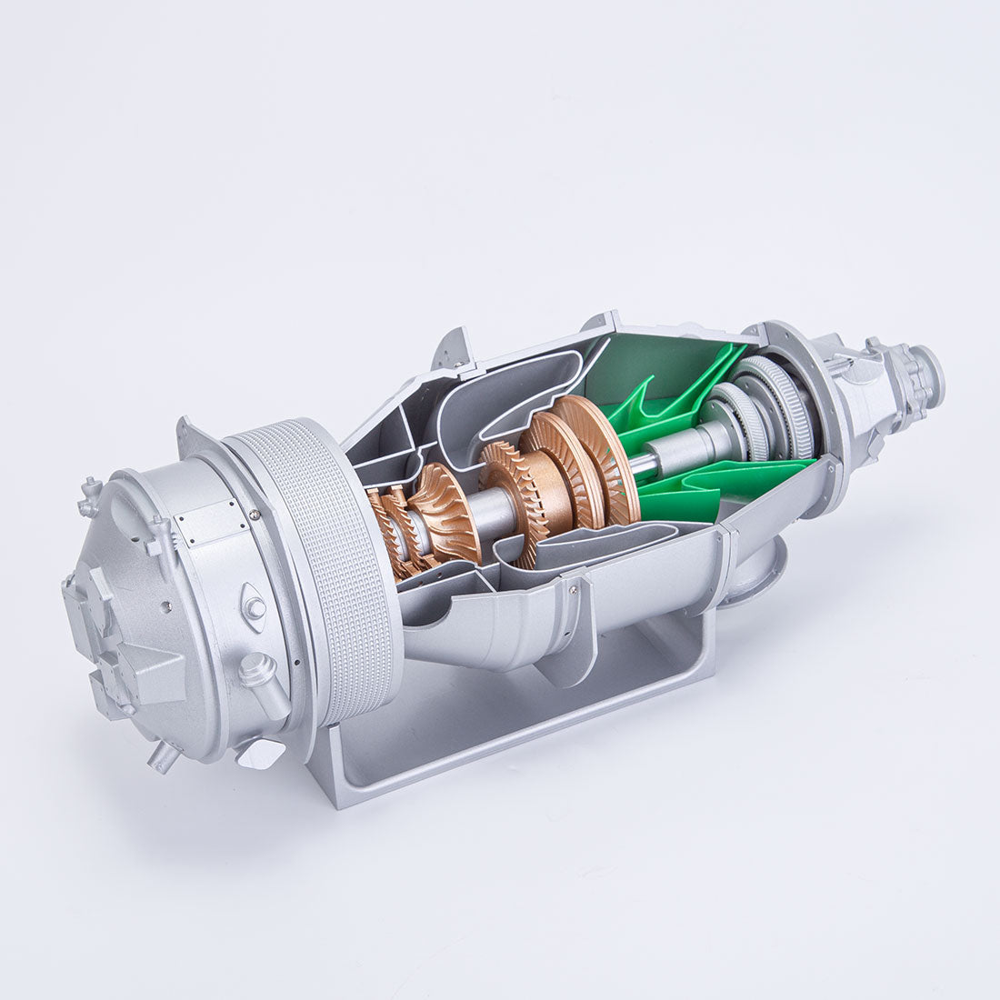 PT6A Turboprop Engine Model DIY Kit Electric Cutaway Aviation Assembly for Engineering Hobbyists-helloworld7