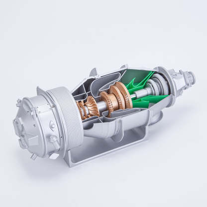 PT6A Turboprop Engine Model DIY Kit Electric Cutaway Aviation Assembly for Engineering Hobbyists-helloworld7