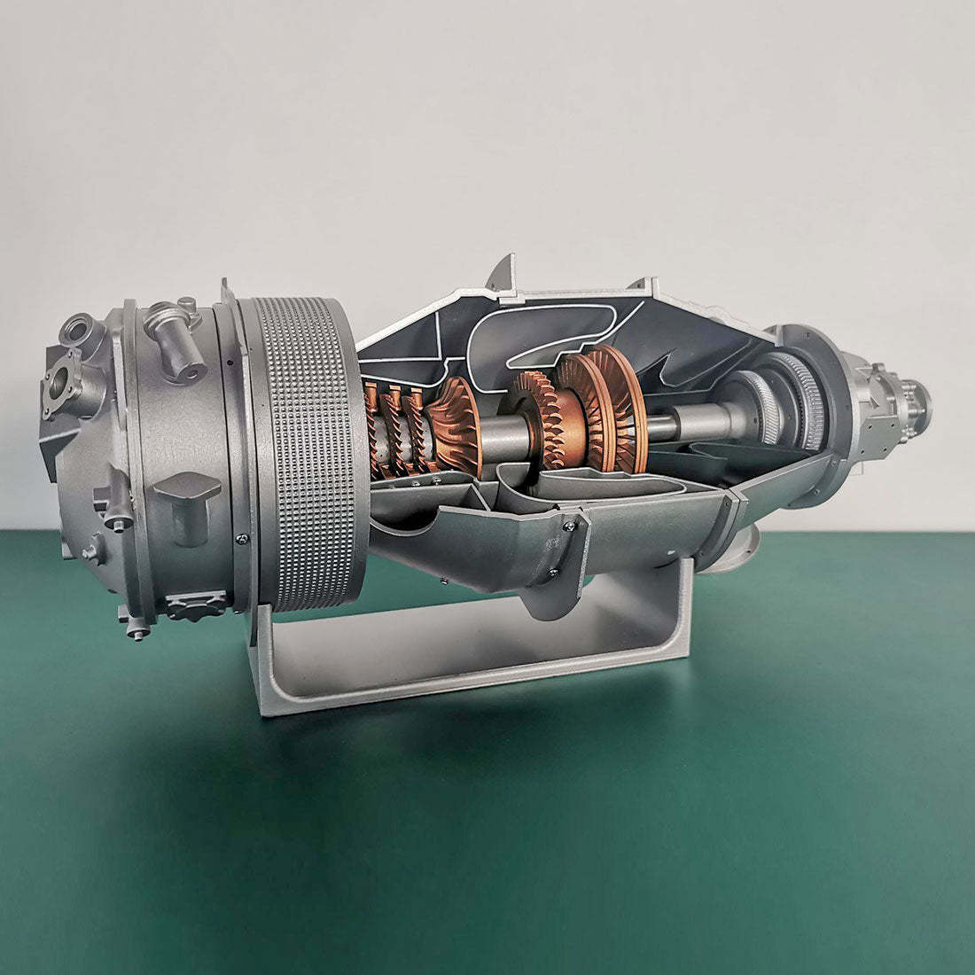 PT6A Turboprop Engine Model DIY Kit Electric Cutaway Aviation Assembly for Engineering Hobbyists-helloworld7