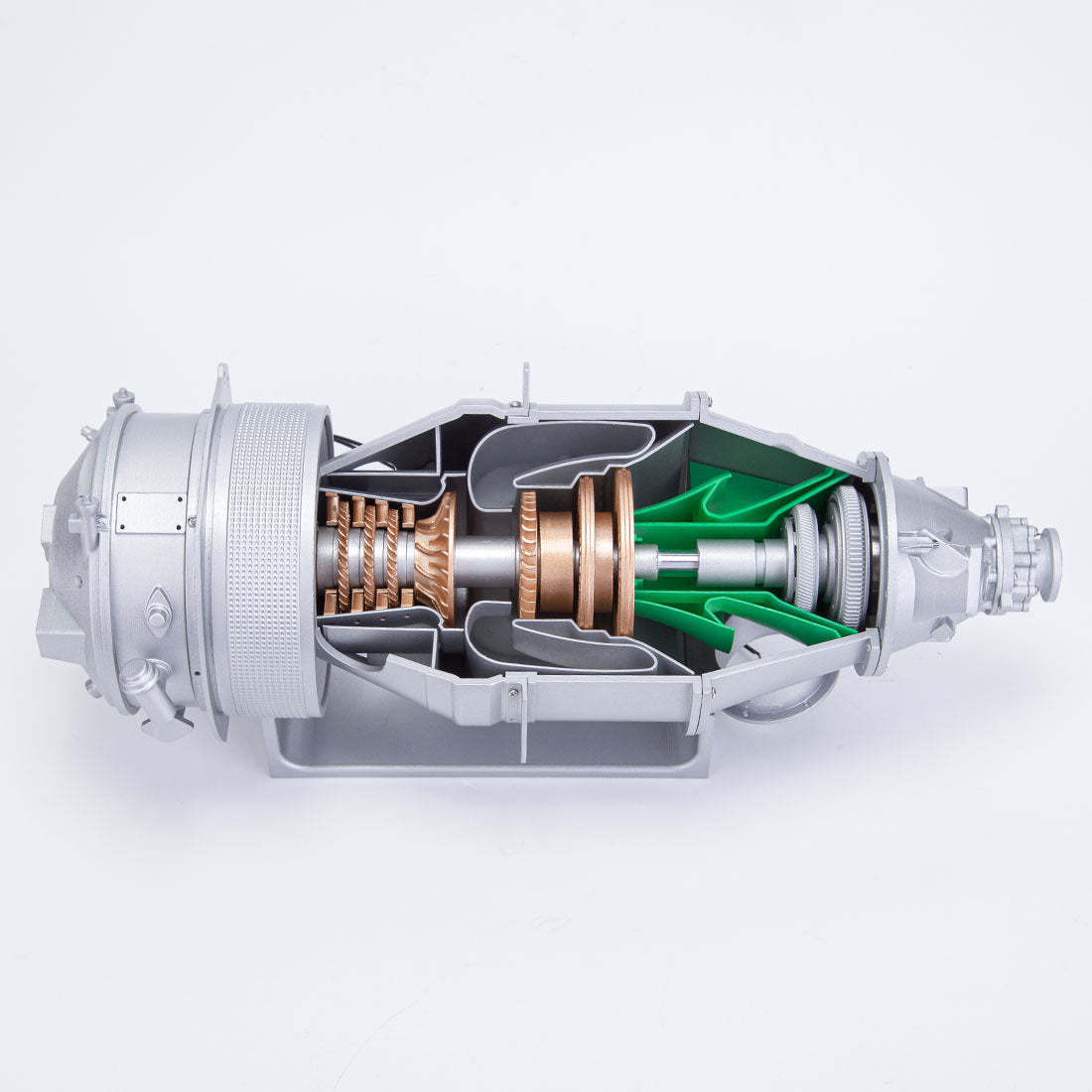 PT6A Turboprop Engine Model DIY Kit Electric Cutaway Aviation Assembly for Engineering Hobbyists-helloworld7