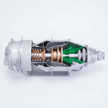 PT6A Turboprop Engine Model DIY Kit Electric Cutaway Aviation Assembly for Engineering Hobbyists-helloworld7