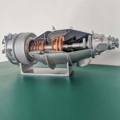 PT6A Turboprop Engine Model DIY Kit Electric Cutaway Aviation Assembly for Engineering Hobbyists-helloworld7