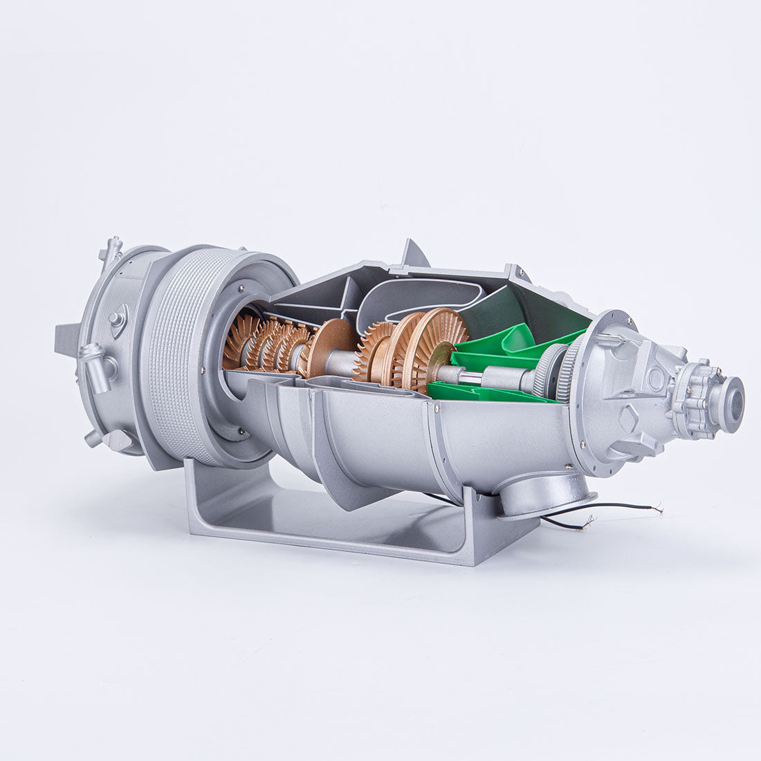 PT6A Turboprop Engine Model DIY Kit Electric Cutaway Aviation Assembly for Engineering Hobbyists-helloworld7