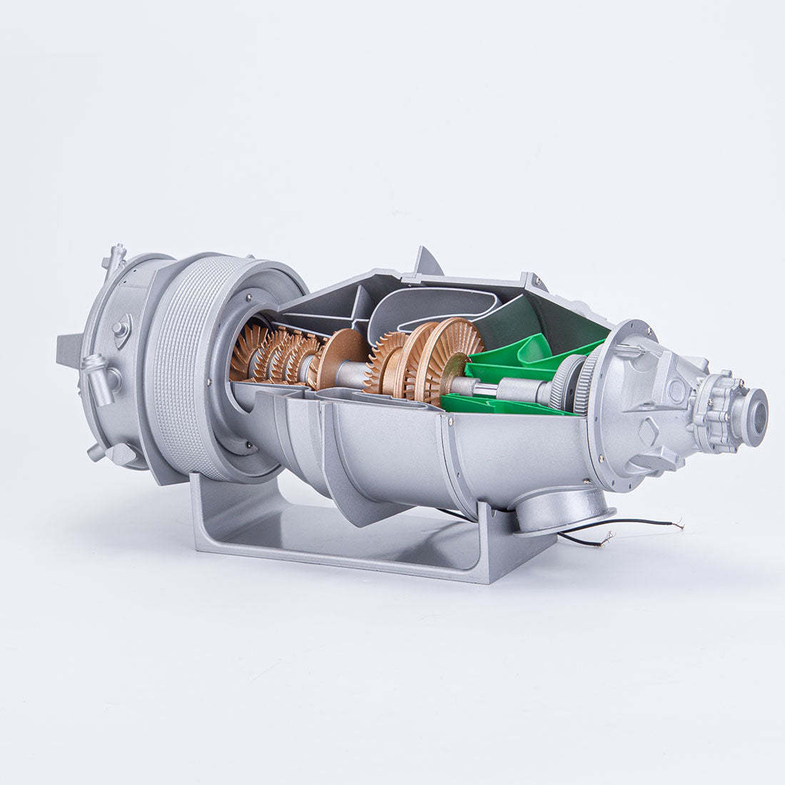 PT6A Turboprop Engine Model DIY Kit Electric Cutaway Aviation Assembly for Engineering Hobbyists-helloworld7