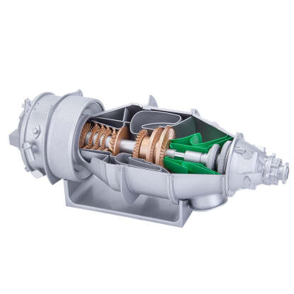 PT6A Turboprop Engine Model DIY Kit Electric Cutaway Aviation Assembly for Engineering Hobbyists-helloworld7