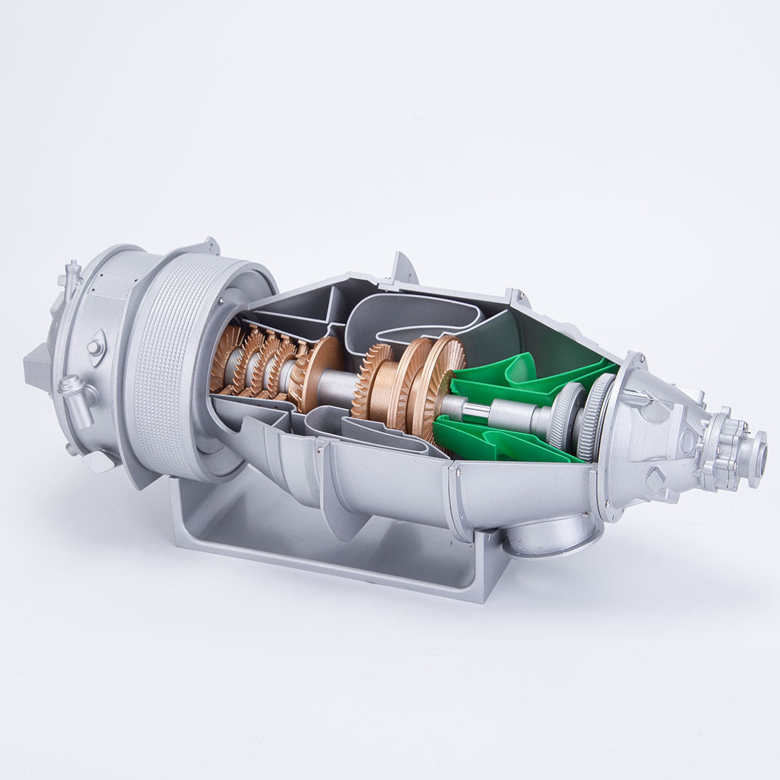 PT6A Turboprop Engine Model DIY Kit Electric Cutaway Aviation Assembly for Engineering Hobbyists-helloworld7