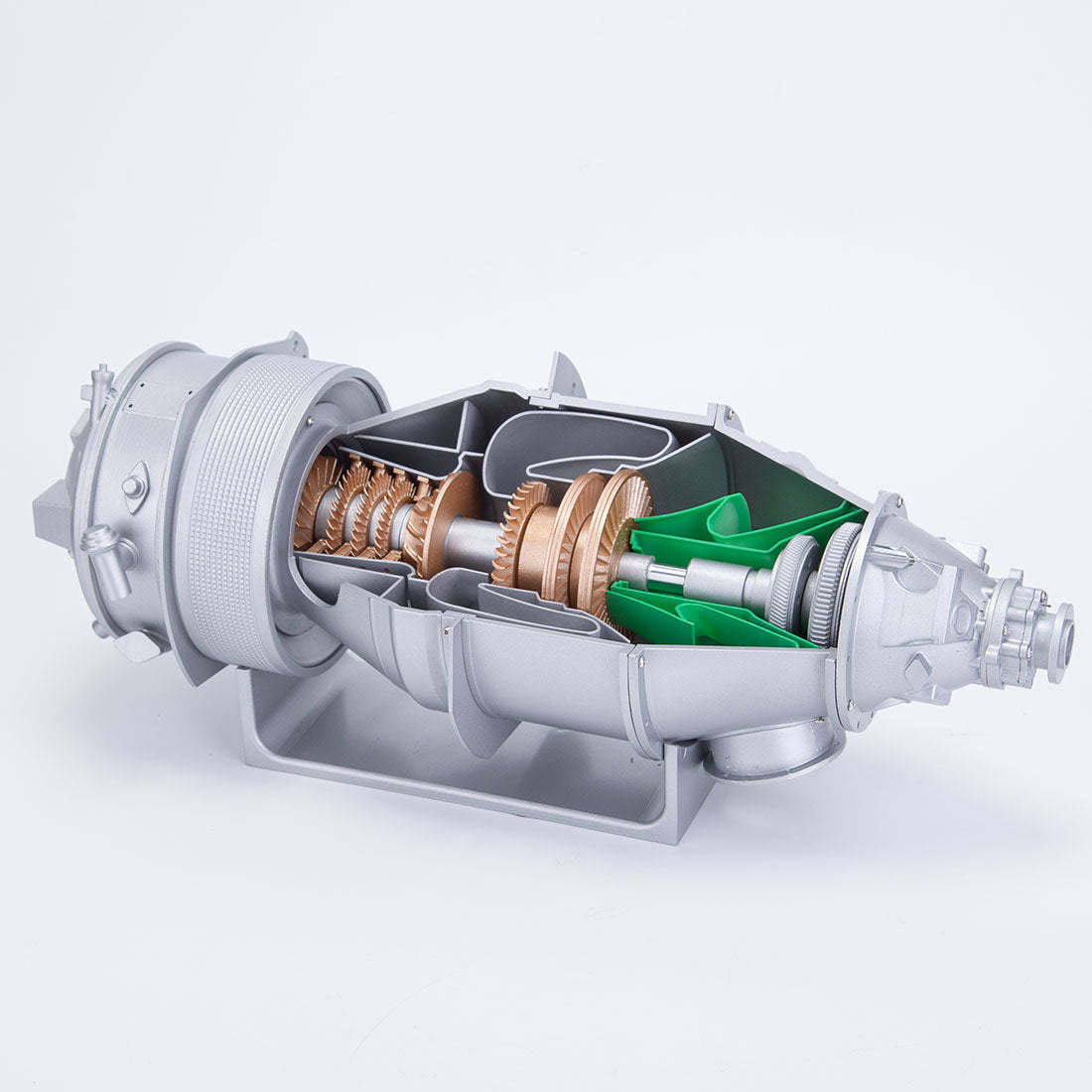 PT6A Turboprop Engine Model DIY Kit Electric Cutaway Aviation Assembly for Engineering Hobbyists-helloworld7