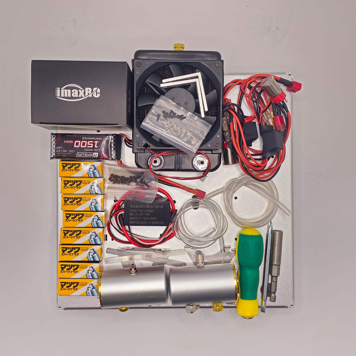 TOYAN FS-V800WGPC DIY V8 Gasoline Engine Model Kit Water Cooled 4 Stroke-helloworld7