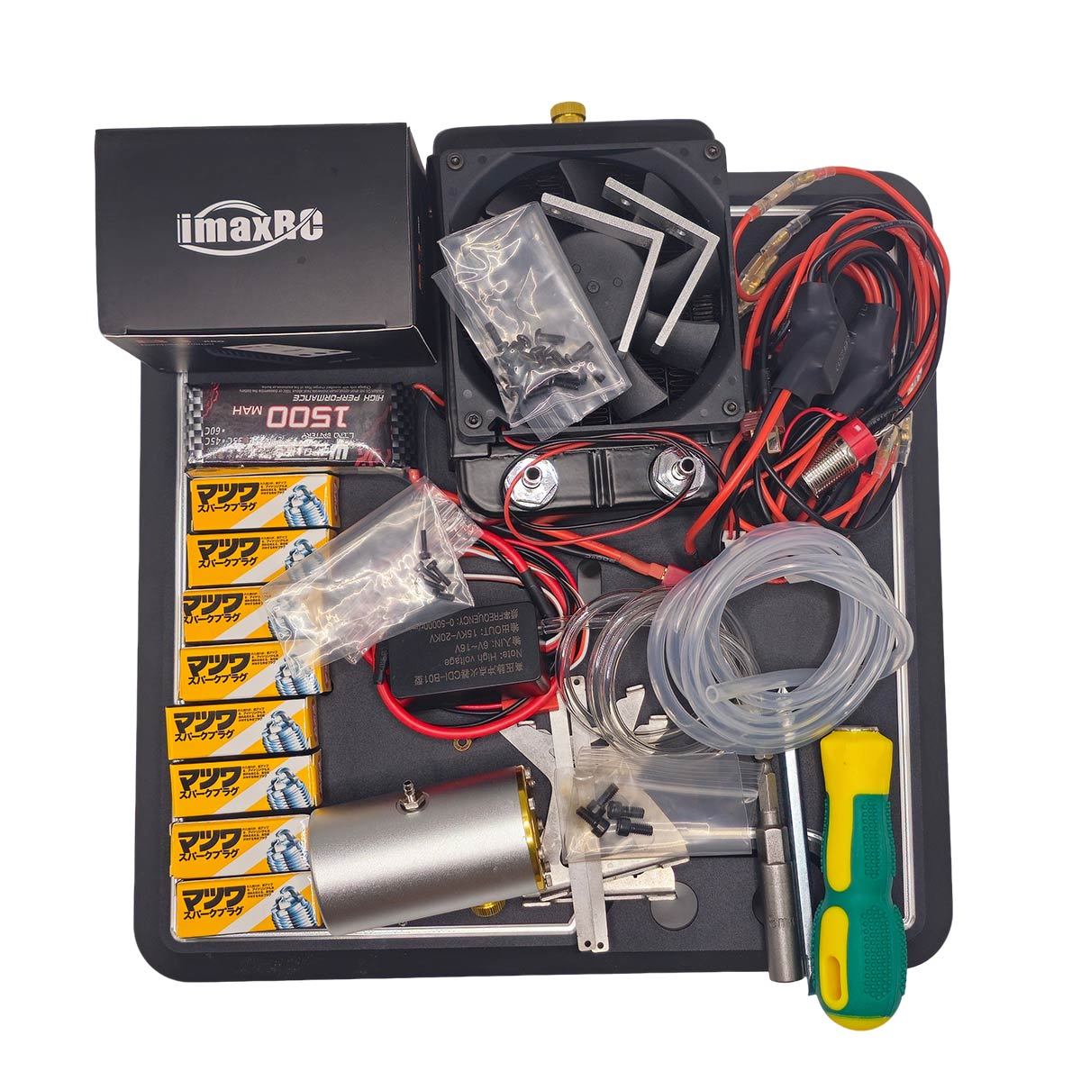 Premium Base Kit for TOYAN V8 FS-V800WGPC Gasoline Engine with Cooling System & Ignition-helloworld7
