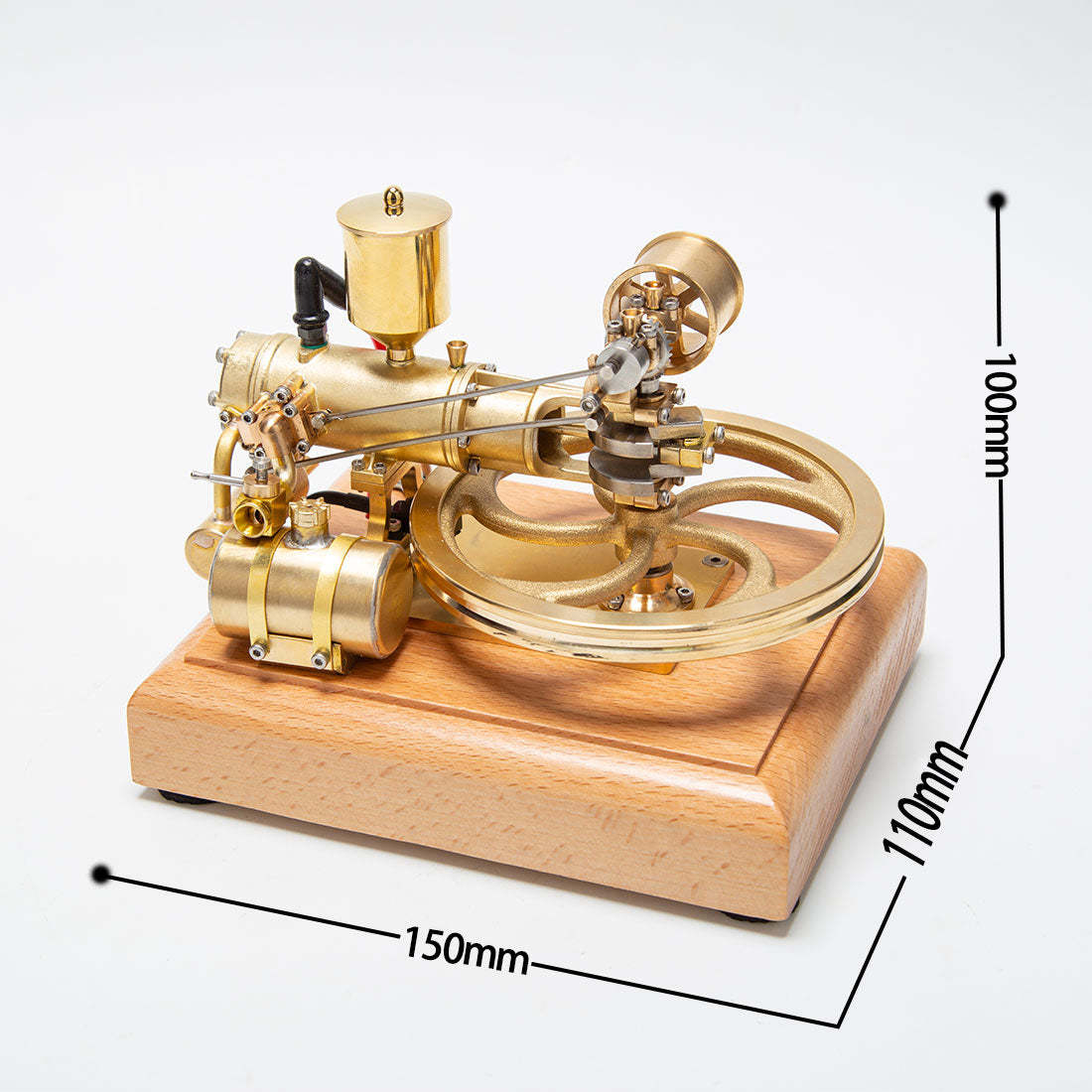 R18 1.9cc Horizontal Single Cylinder 4-Stroke Engine Model Retro Internal Combustion Gas Motor