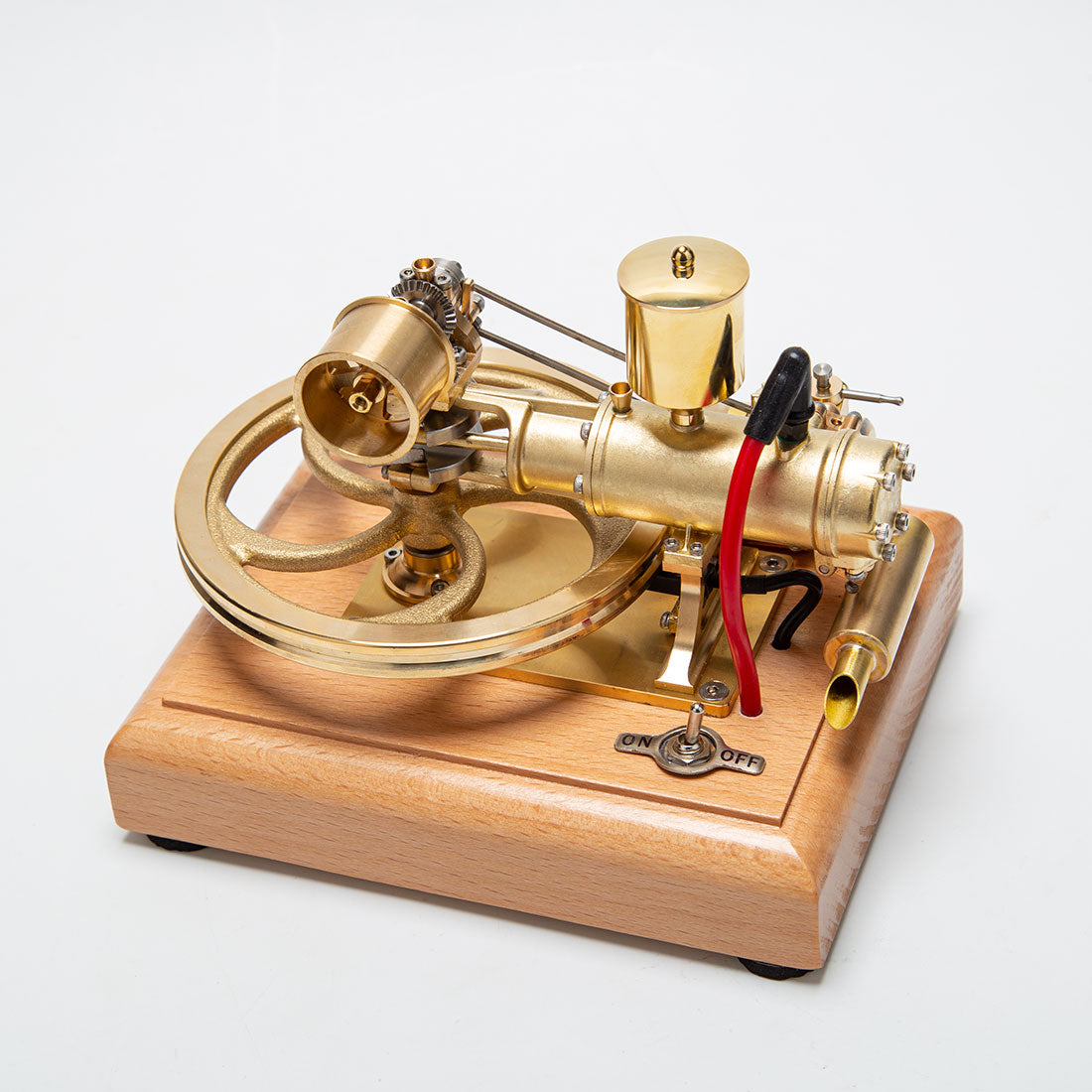 R18 1.9cc Horizontal Single Cylinder 4-Stroke Engine Model Retro Internal Combustion Gas Motor
