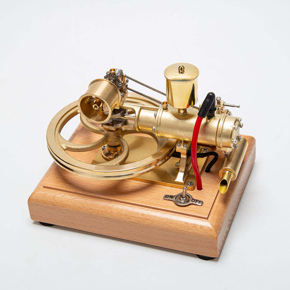 R18 1.9cc Horizontal Single Cylinder 4-Stroke Engine Model Retro Internal Combustion Gas Motor