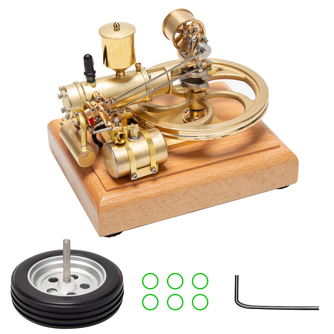 R18 1.9cc Horizontal Single Cylinder 4-Stroke Engine Model Retro Internal Combustion Gas Motor
