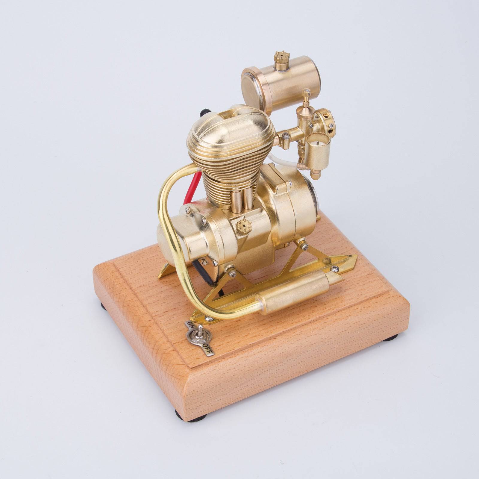 R27 1.6cc Miniature Vertical OHV 4 Stroke Motorcycle Engine Model Gift