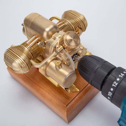 R69 3.2cc Mini Flat Twin Boxer Engine Model 4 Stroke Motorcycle Gift
