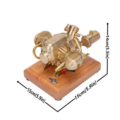 R69 3.2cc Mini Flat Twin Boxer Engine Model 4 Stroke Motorcycle Gift