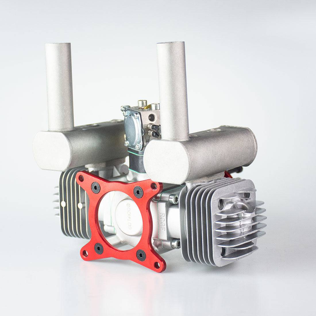 RCGF 60cc Twin Cylinder Gas Engine for RC Airplanes 7HP Low Vibration Smooth Power