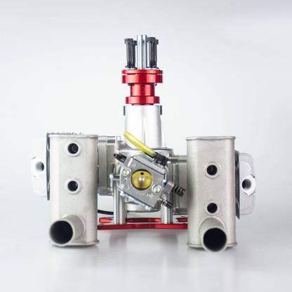 RCGF 60cc Twin Cylinder Gas Engine for RC Airplanes 7HP Low Vibration Smooth Power