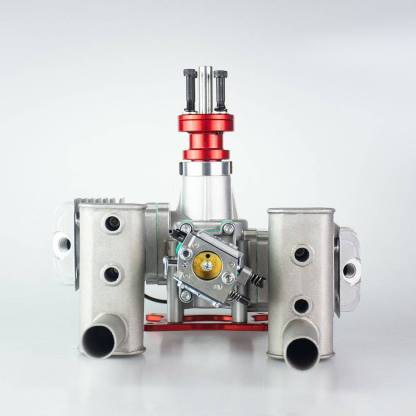 RCGF 70cc Twin Cylinder Gas Engine for RC Airplanes 7.4HP Low Vibration Smooth Power