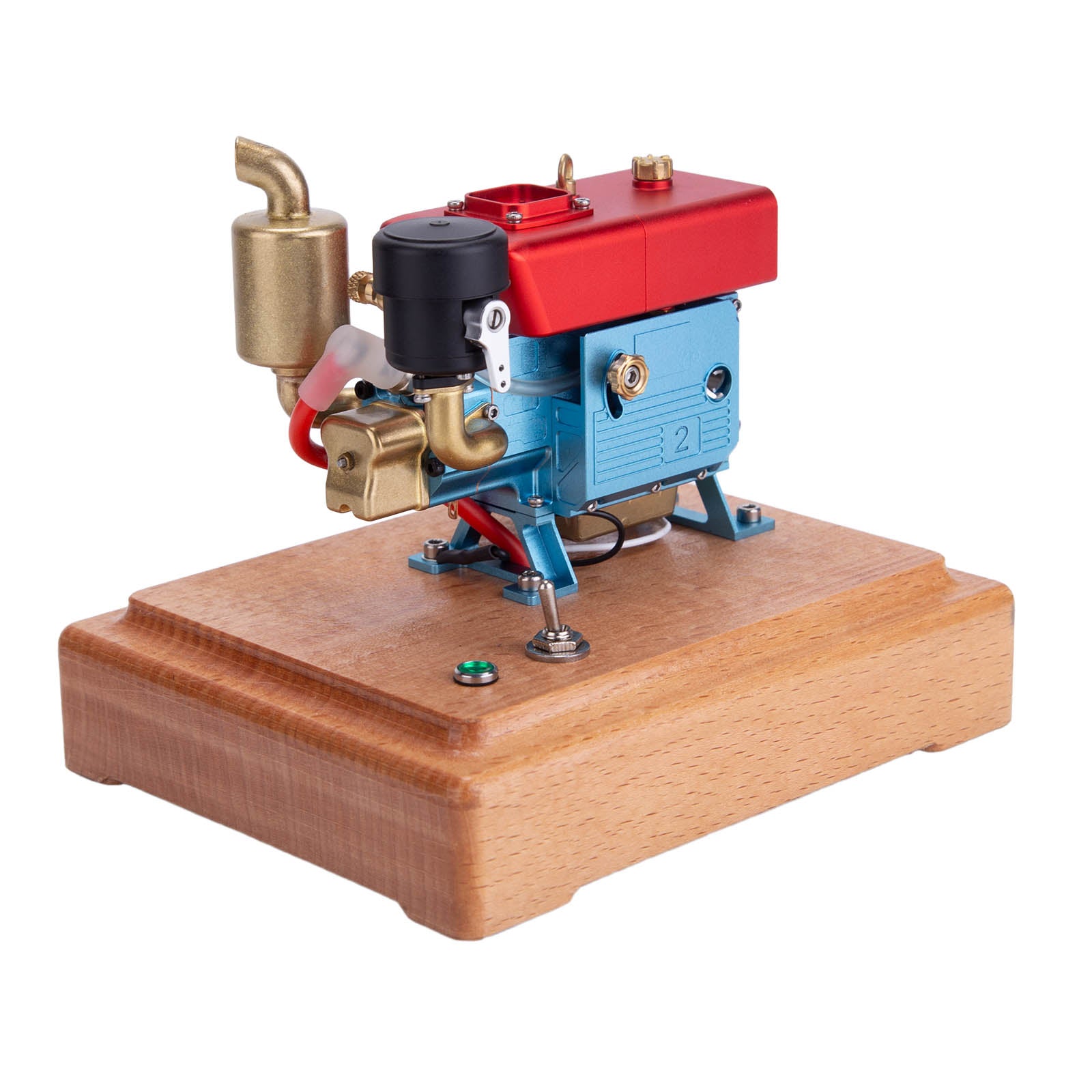 RETROL 1/8 Scale 2.6cc Mini 4 Stroke Gas Engine Model with Evaporative Cooling-helloworld7