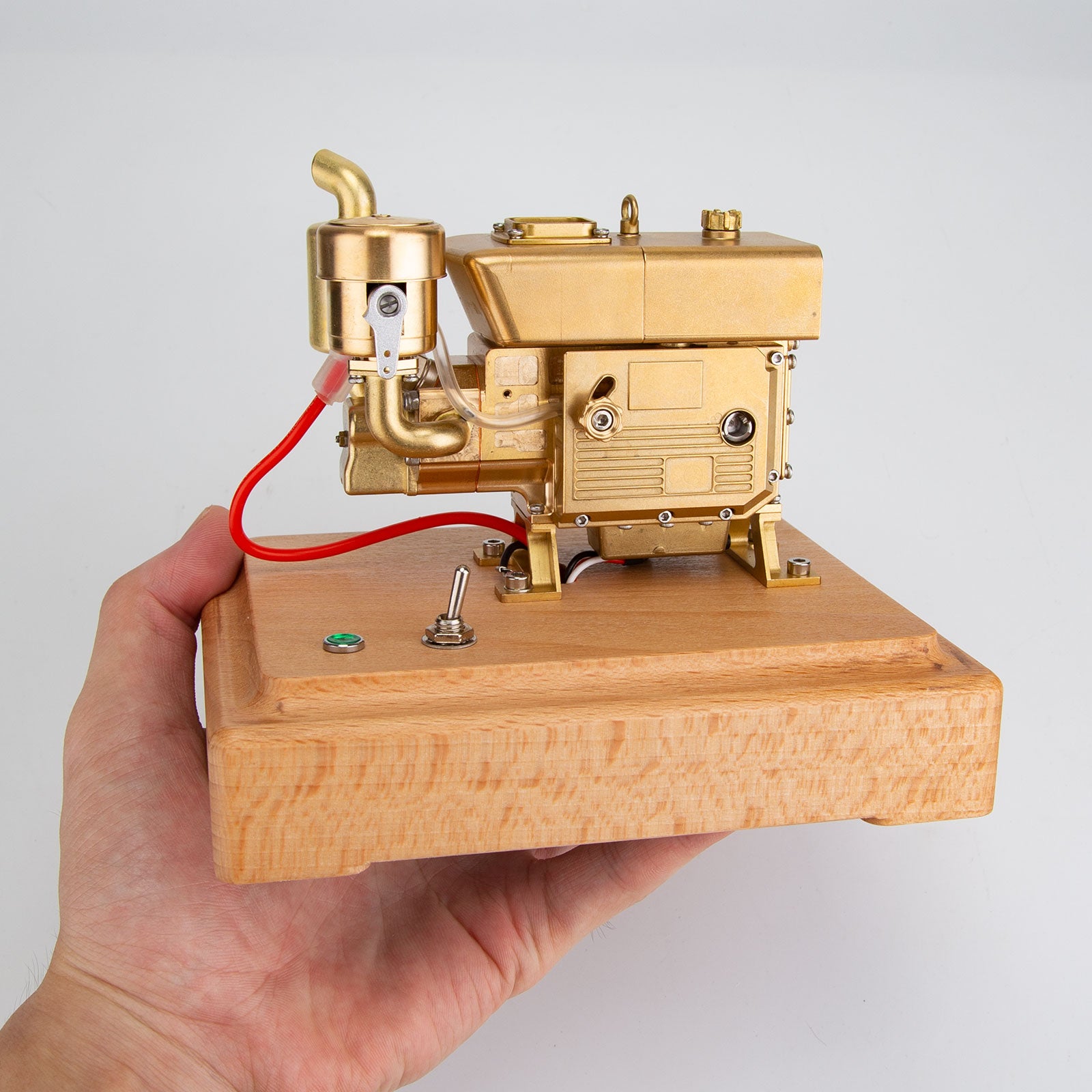 RETROL 1/8 Scale 2.6cc Mini 4 Stroke Gas Engine Model with Evaporative Cooling-helloworld7