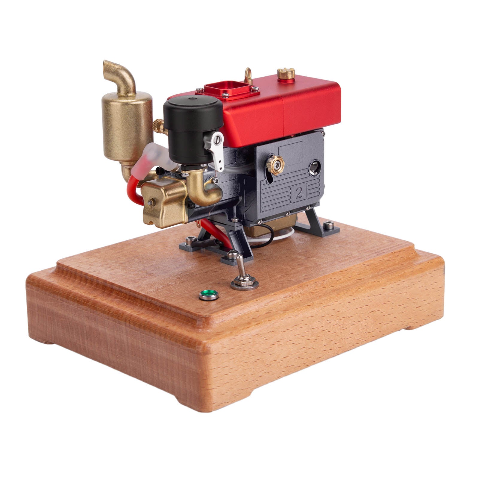 RETROL 1/8 Scale 2.6cc Mini 4 Stroke Gas Engine Model with Evaporative Cooling-helloworld7