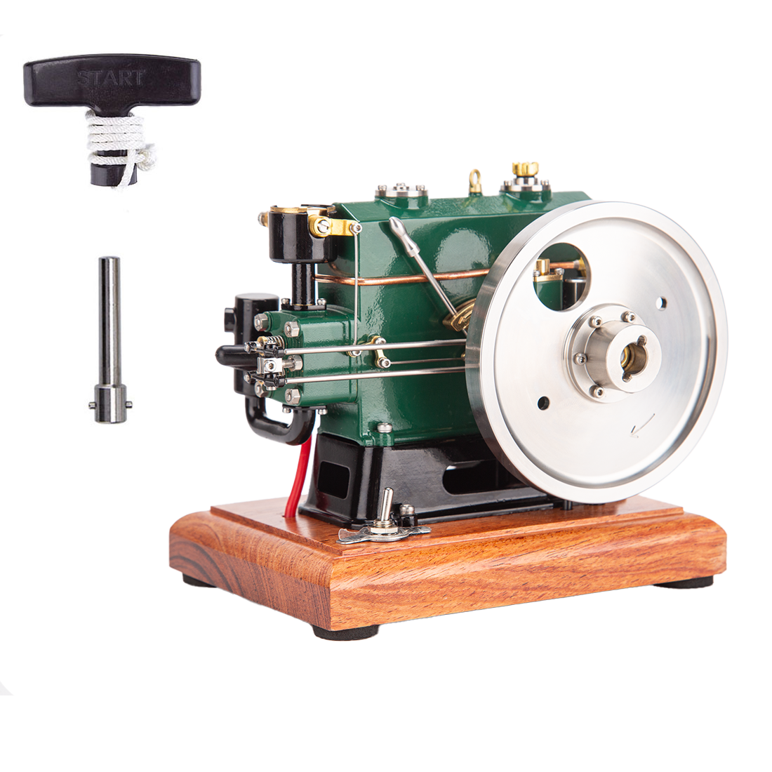 RETROL 1/8 Scale 3.6cc Vintage 4 Stroke Water Cooled Gas Engine Model Gift-helloworld7