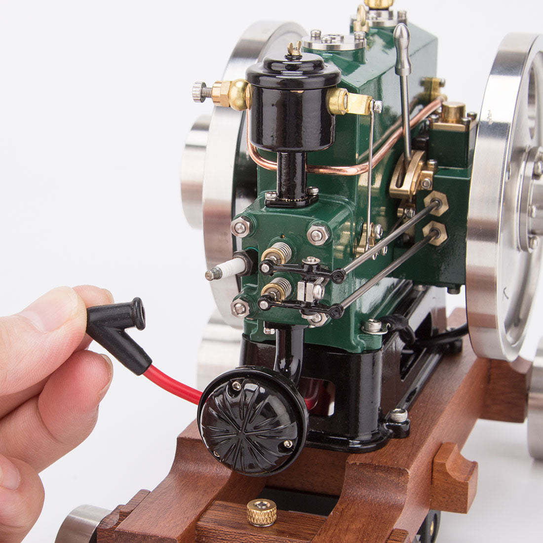 RETROL 1/8 Scale 3.6cc Vintage 4 Stroke Water Cooled Gas Engine Model Gift-helloworld7