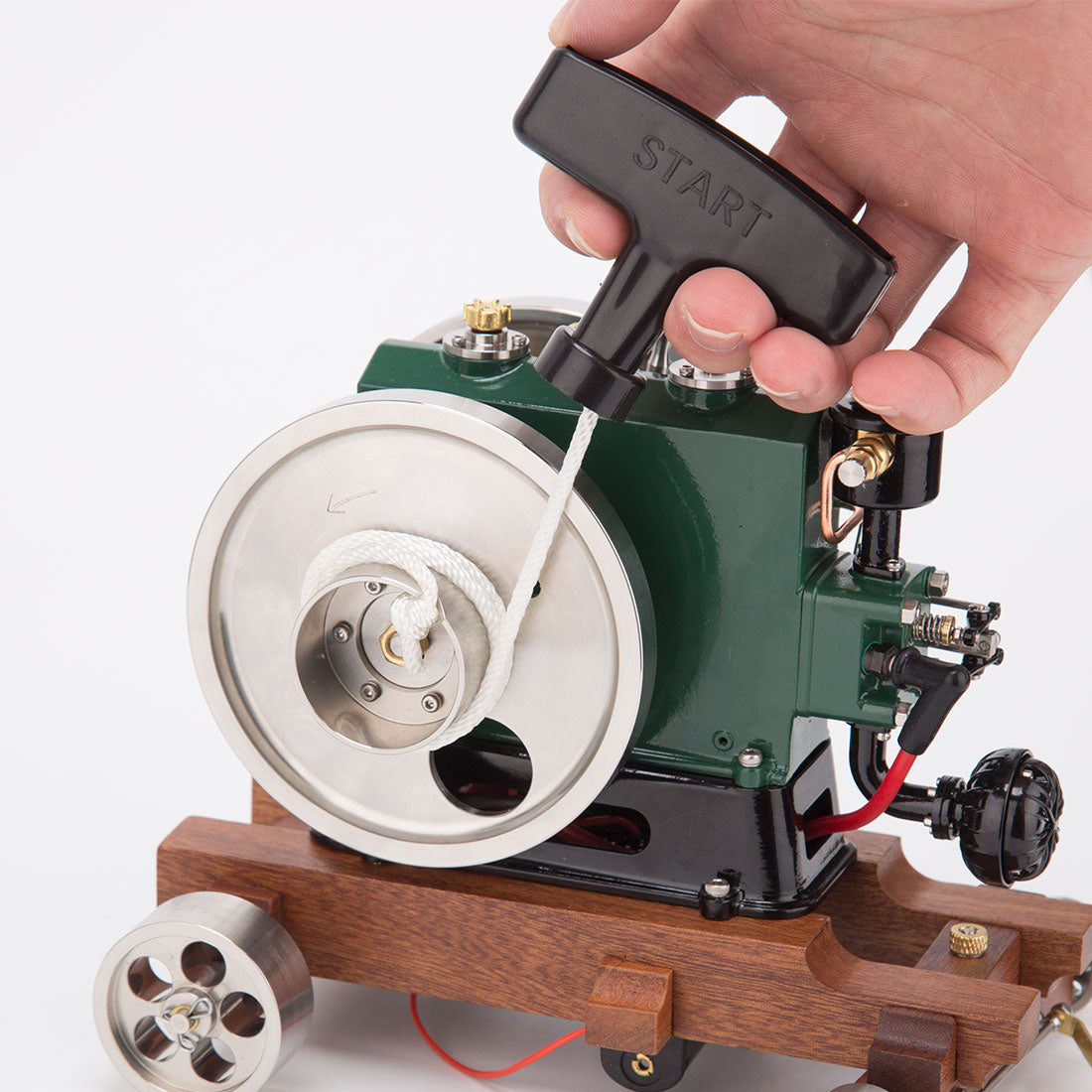RETROL 1/8 Scale 3.6cc Vintage 4 Stroke Water Cooled Gas Engine Model Gift-helloworld7