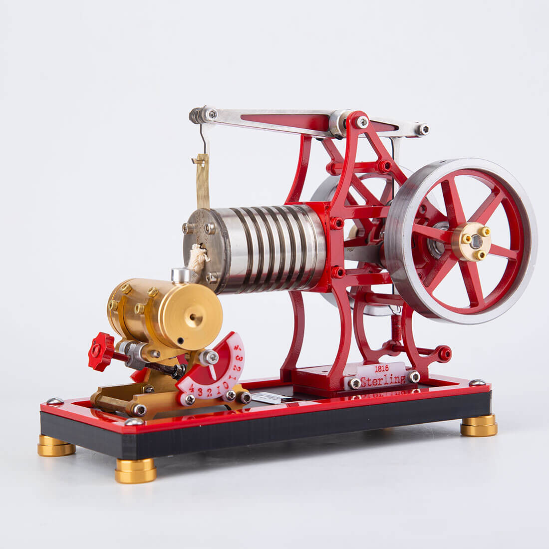 RETROL Beam Type Flame Eater Vacuum Engine Model External Combustion Physics Desktop Gift