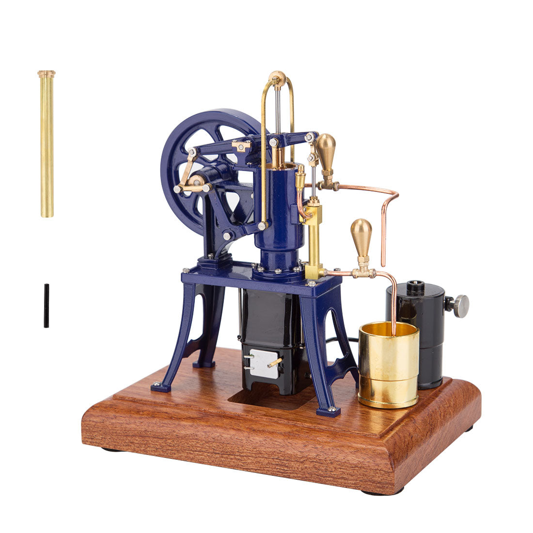 RETROL R01 1/12 Scale Brass Hot Air Pumping Engine Model Butane Powered Gift-helloworld7