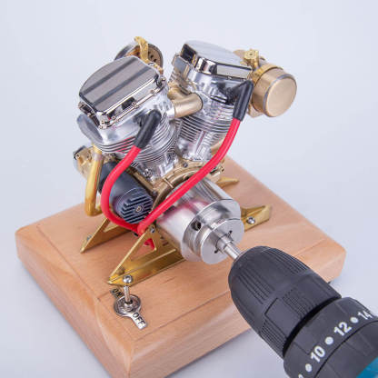 RETROL R30 4.2cc V-Twin Panhead 4 Stroke Mini Gasoline Engine Model Gift