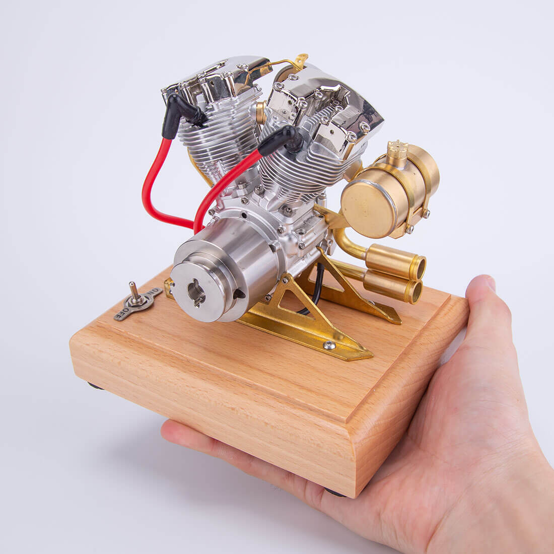 RETROL R31 4.2cc V-Twin Shovelhead Miniature Gasoline Engine Model Gift