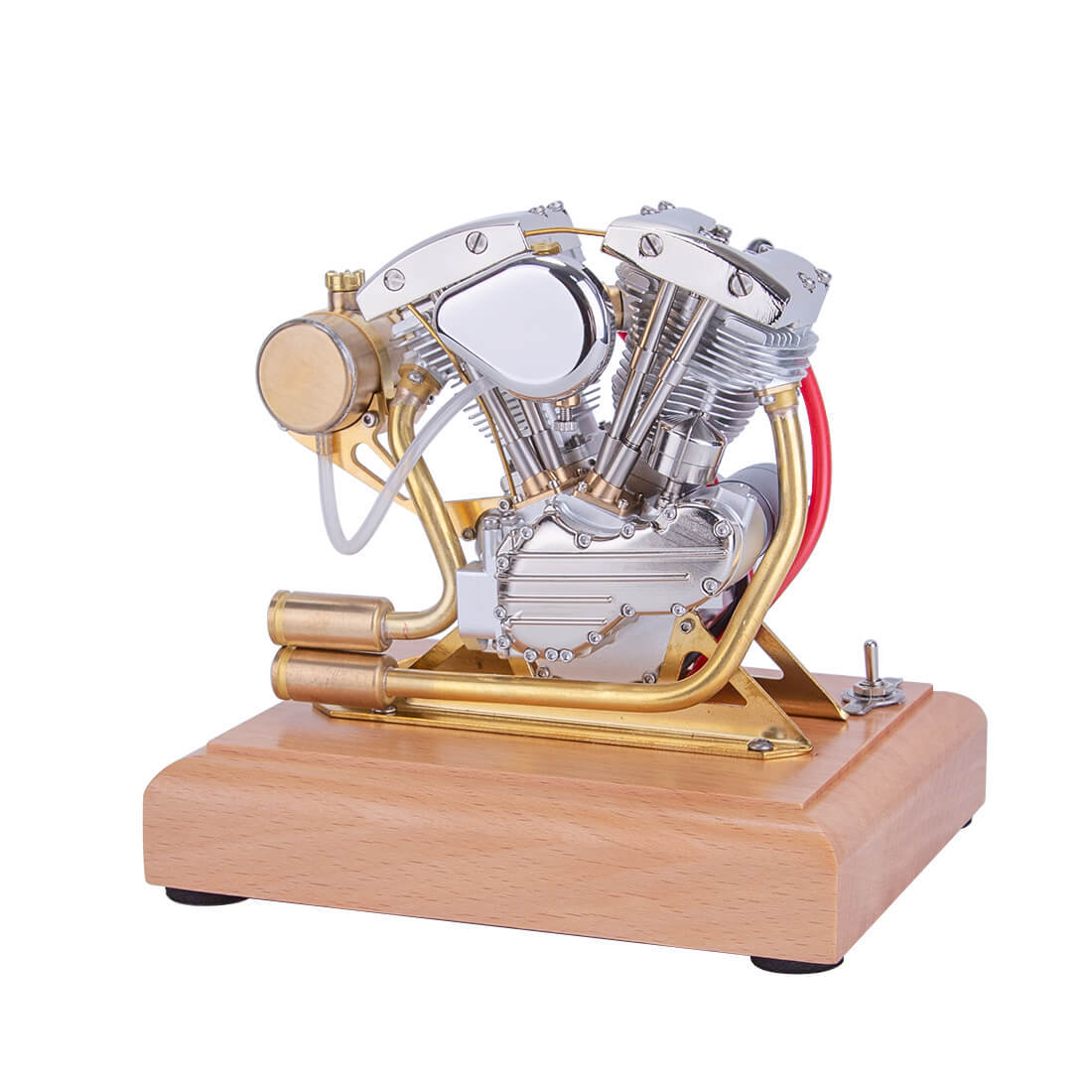 RETROL R32 4.2cc V-Twin OHV 4 Stroke Mini Gasoline Engine Model Shovelhead Style Gift