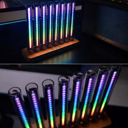 RGB Nixie Tube Music Spectrum Analyzer Sound Reactive Audio Visualizer Retro Desk Decor-helloworld7