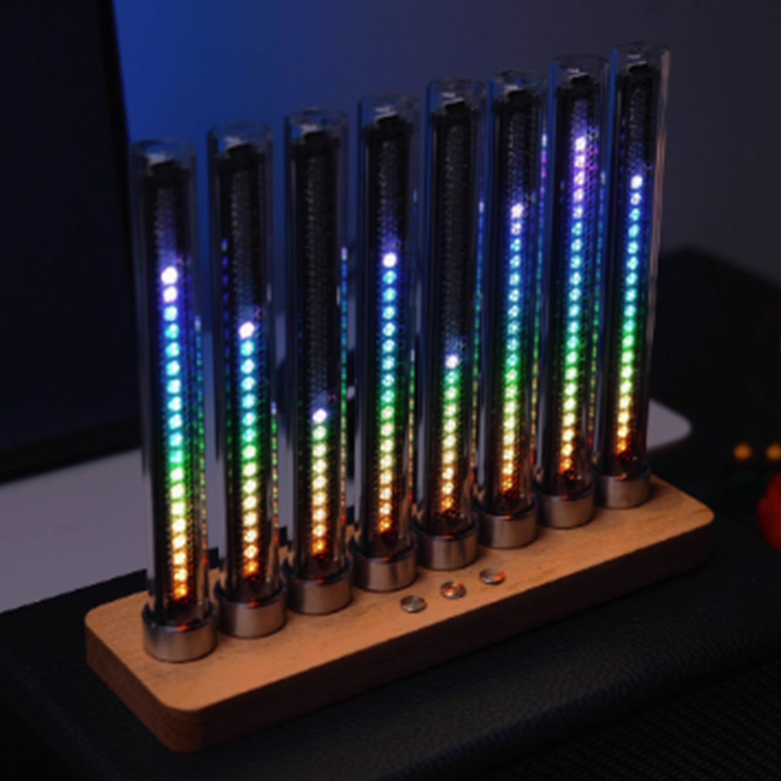 RGB Nixie Tube Music Spectrum Analyzer Sound Reactive Audio Visualizer Retro Desk Decor-helloworld7