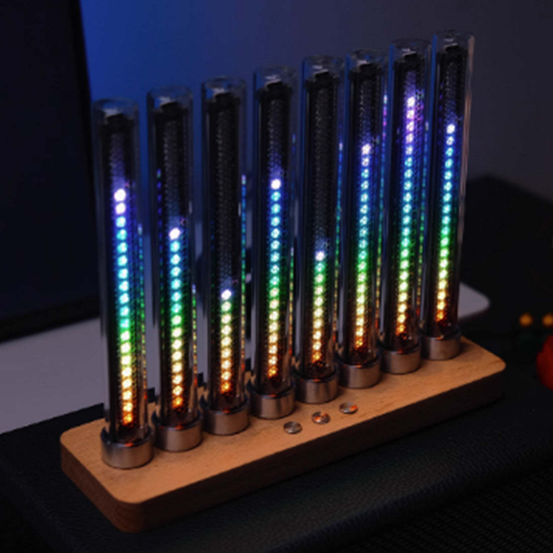 RGB Nixie Tube Music Spectrum Analyzer Sound Reactive Audio Visualizer Retro Desk Decor-helloworld7