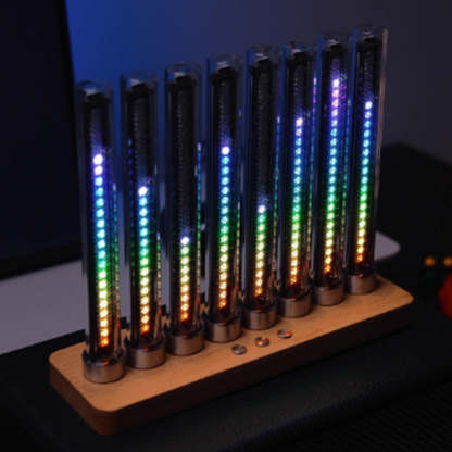 RGB Nixie Tube Music Spectrum Analyzer Sound Reactive Audio Visualizer Retro Desk Decor-helloworld7