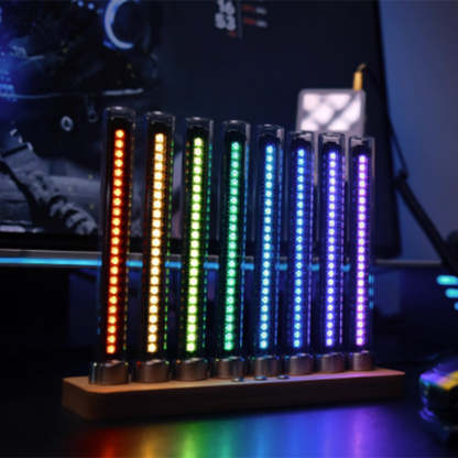RGB Nixie Tube Music Spectrum Analyzer Sound Reactive Audio Visualizer Retro Desk Decor-helloworld7