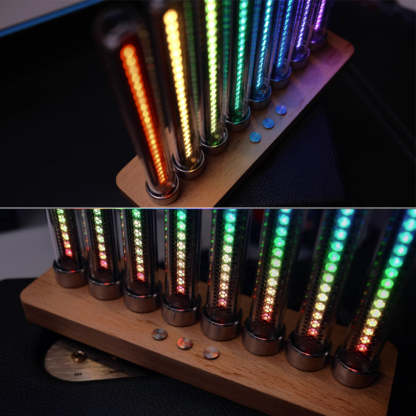 RGB Nixie Tube Music Spectrum Analyzer Sound Reactive Audio Visualizer Retro Desk Decor-helloworld7