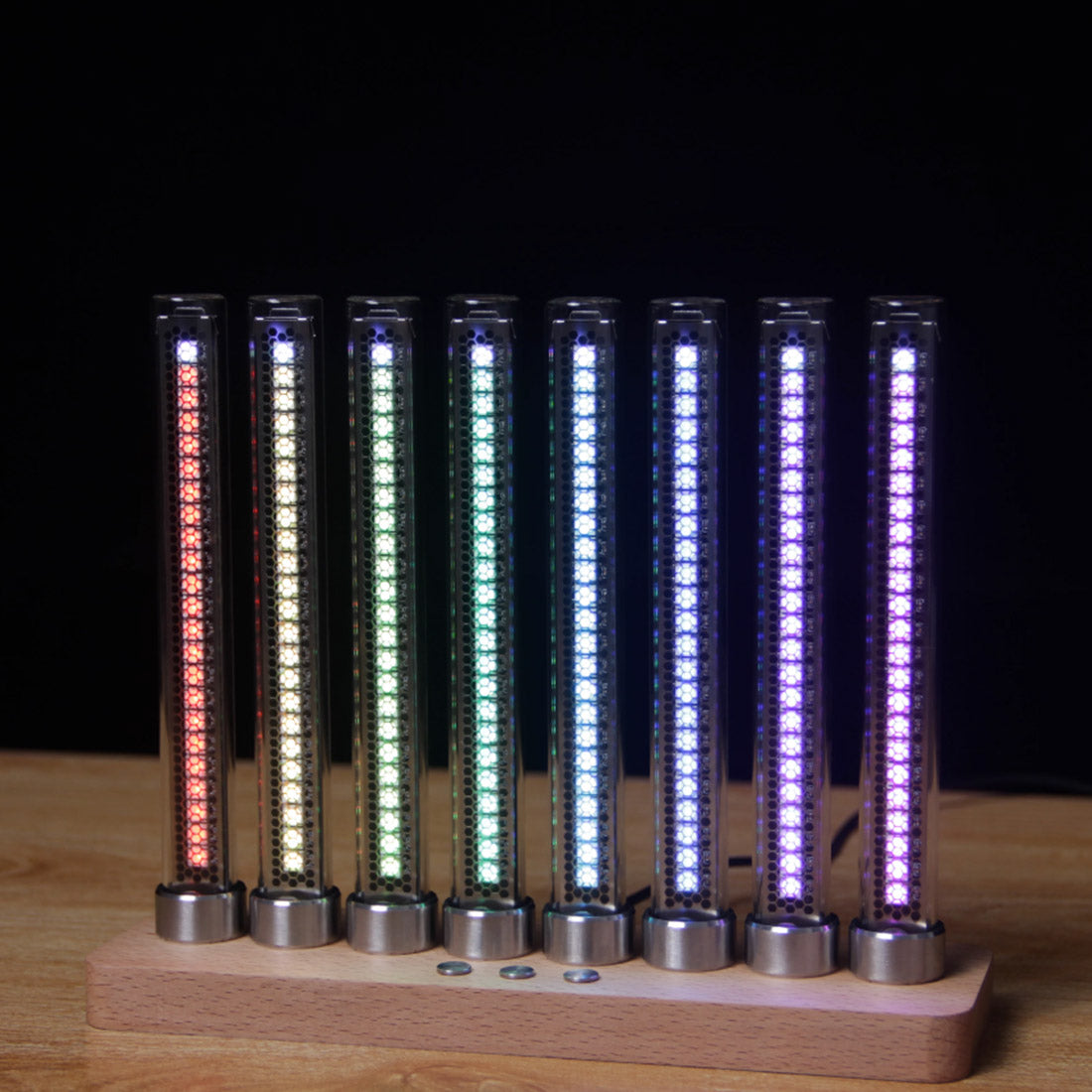 RGB Nixie Tube Music Spectrum Analyzer Sound Reactive Audio Visualizer Retro Desk Decor-helloworld7