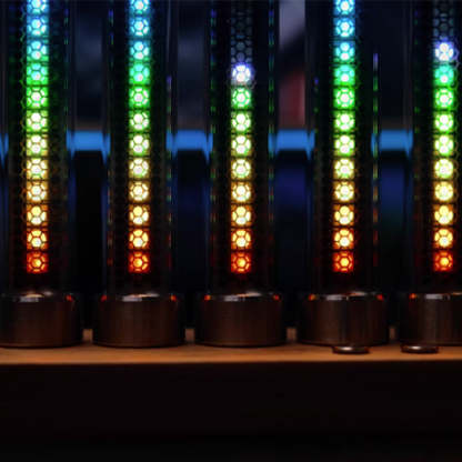 RGB Nixie Tube Music Spectrum Analyzer Sound Reactive Audio Visualizer Retro Desk Decor-helloworld7