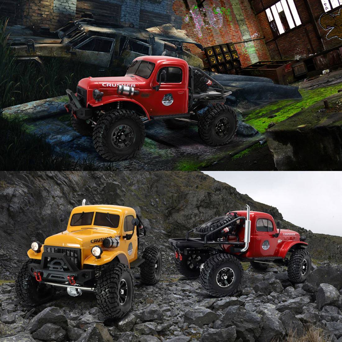 RGT EX86181 CRUSHER 1/10 Scale 4WD 2.4G Electric RC Off-Road Crawler RTR
