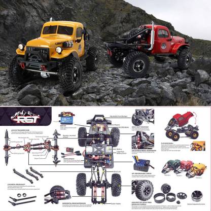 RGT EX86181 CRUSHER 1/10 Scale 4WD 2.4G Electric RC Off-Road Crawler RTR