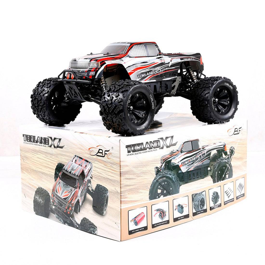 ROFUN TORLAND XL EV6 1/8 Scale 4WD Brushless RC Monster Truck RTR High Speed Off-Road Pickup