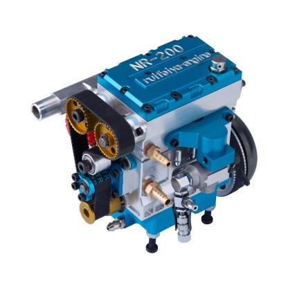 RUIFEIYA NR-200 8.6cc Inline 2 Cylinder 4 Stroke Water Cooled Nitro Engine for 1/8 RC Car